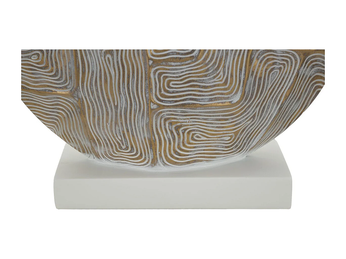 Lampe à Poser en Résine "Elips" 68cm Or