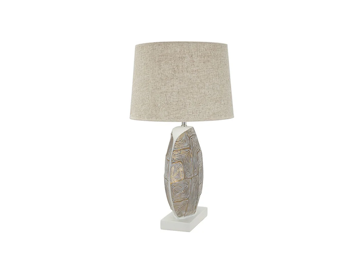 Lampe à Poser en Résine "Elips" 68cm Or