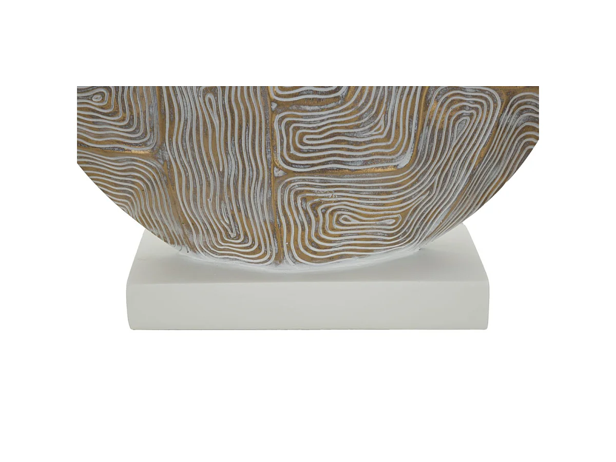 Lampe à Poser en Résine "Elips" 68cm Or