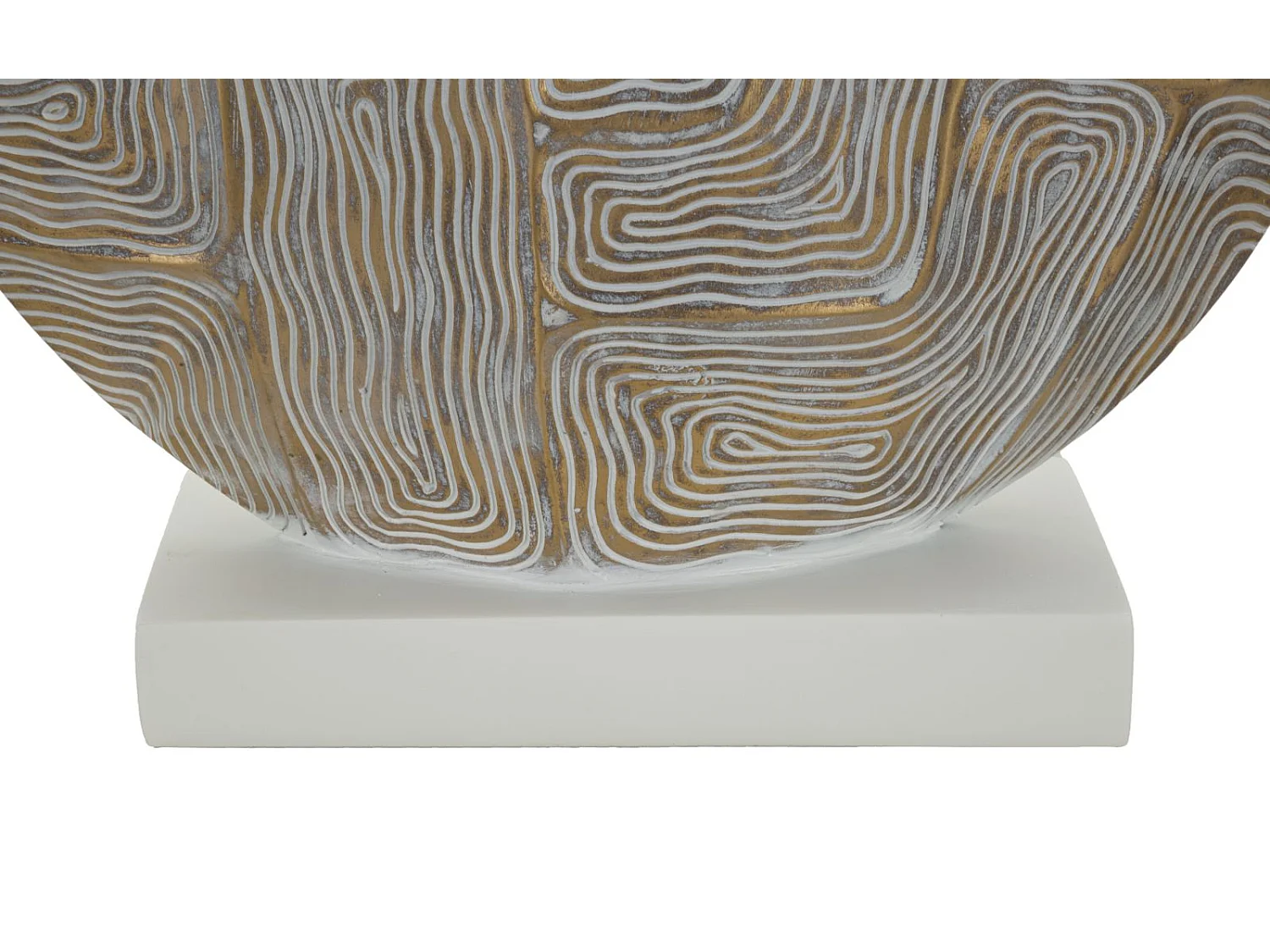 Lampe à Poser en Résine "Elips" 68cm Or