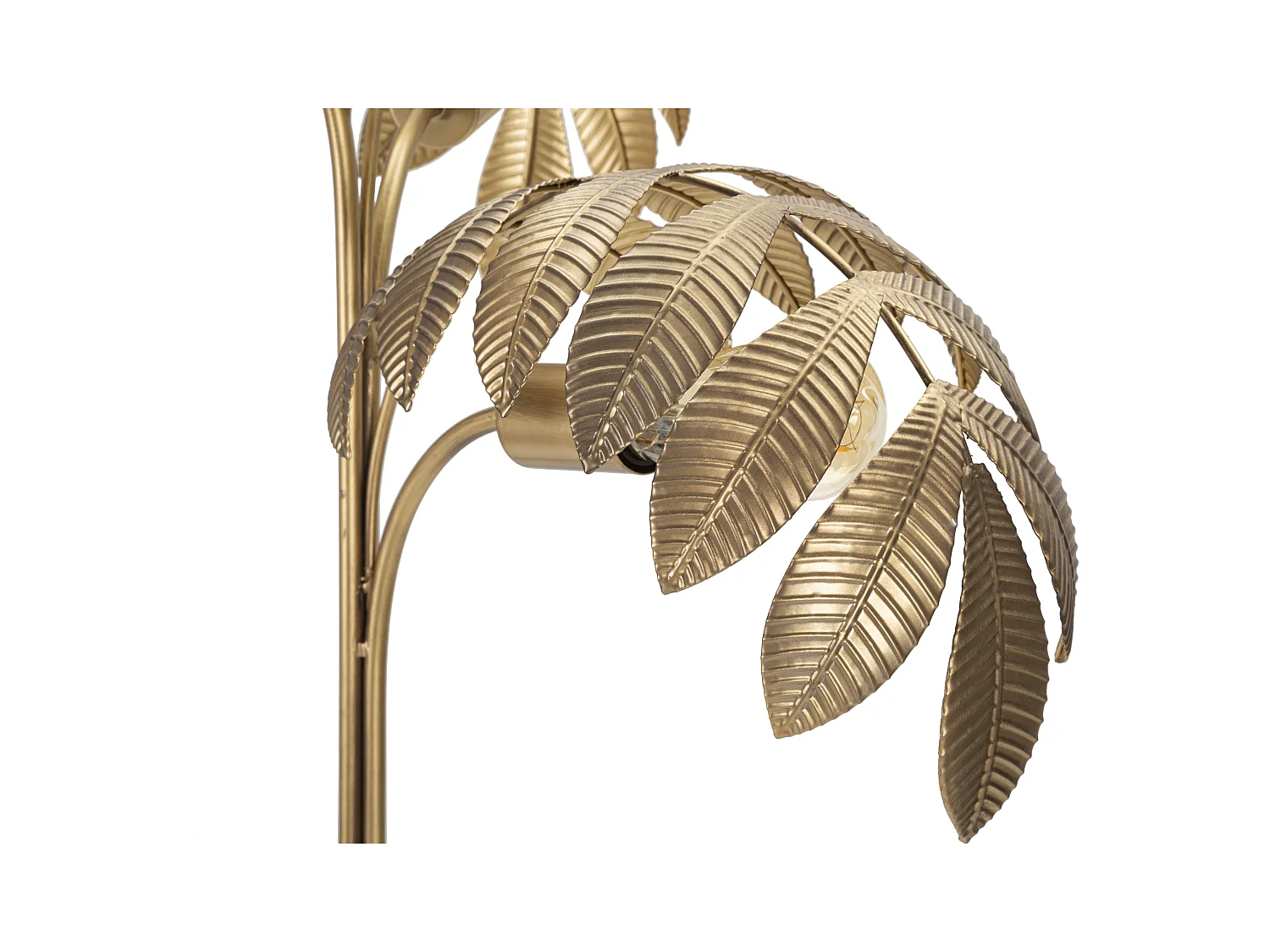 Lampe à Poser en Métal "Leaf" 81cm Or