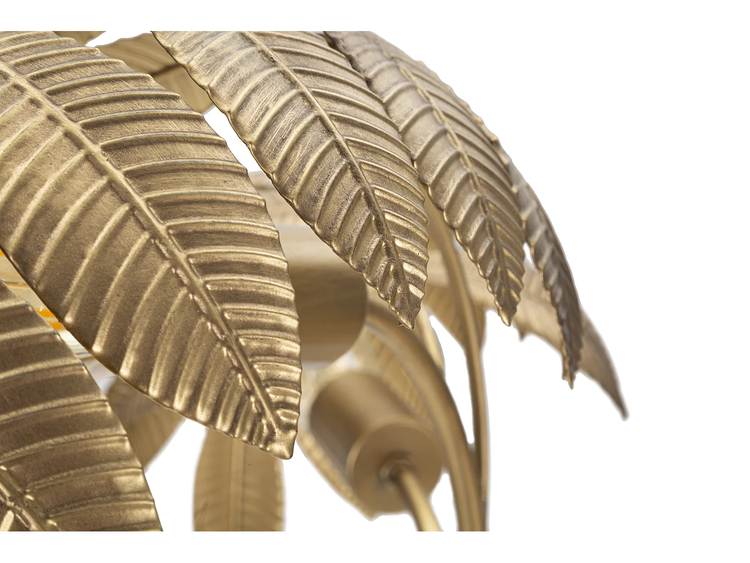 Lampe à Poser en Métal "Leaf" 81cm Or