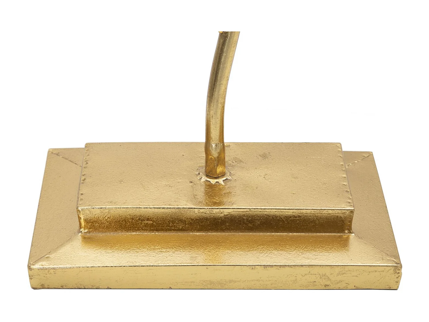 Lampe à Poser en Métal "Glamy" 81cm Blanc & Or