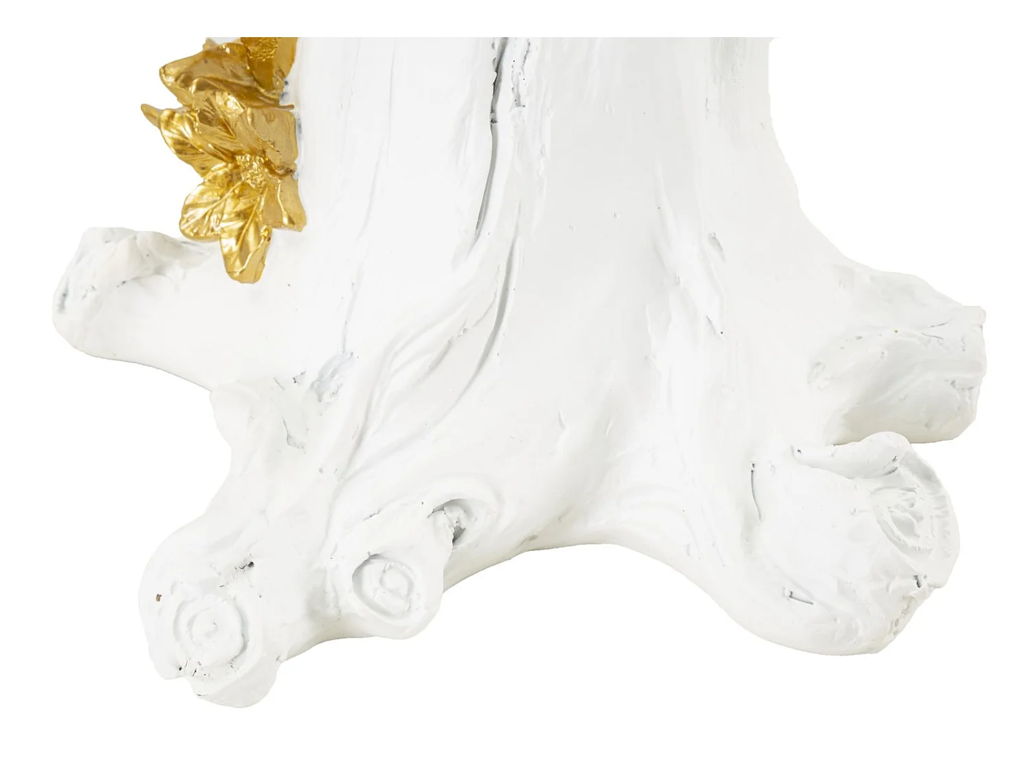 Lampe à Poser en Résine "Perroquet" 50cm Blanc