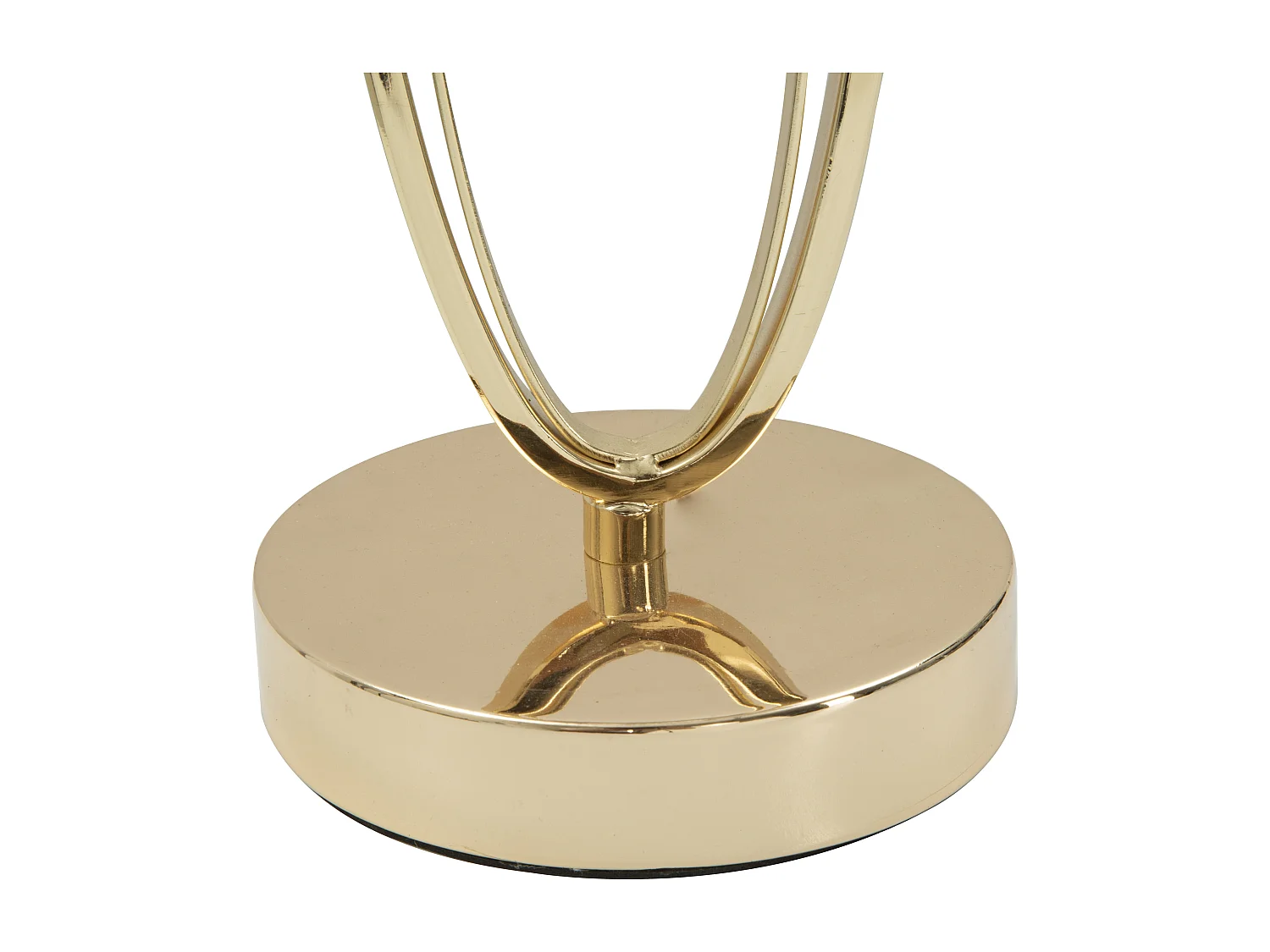 Lampe à Poser en Métal "Flush" 58cm Crème & Or