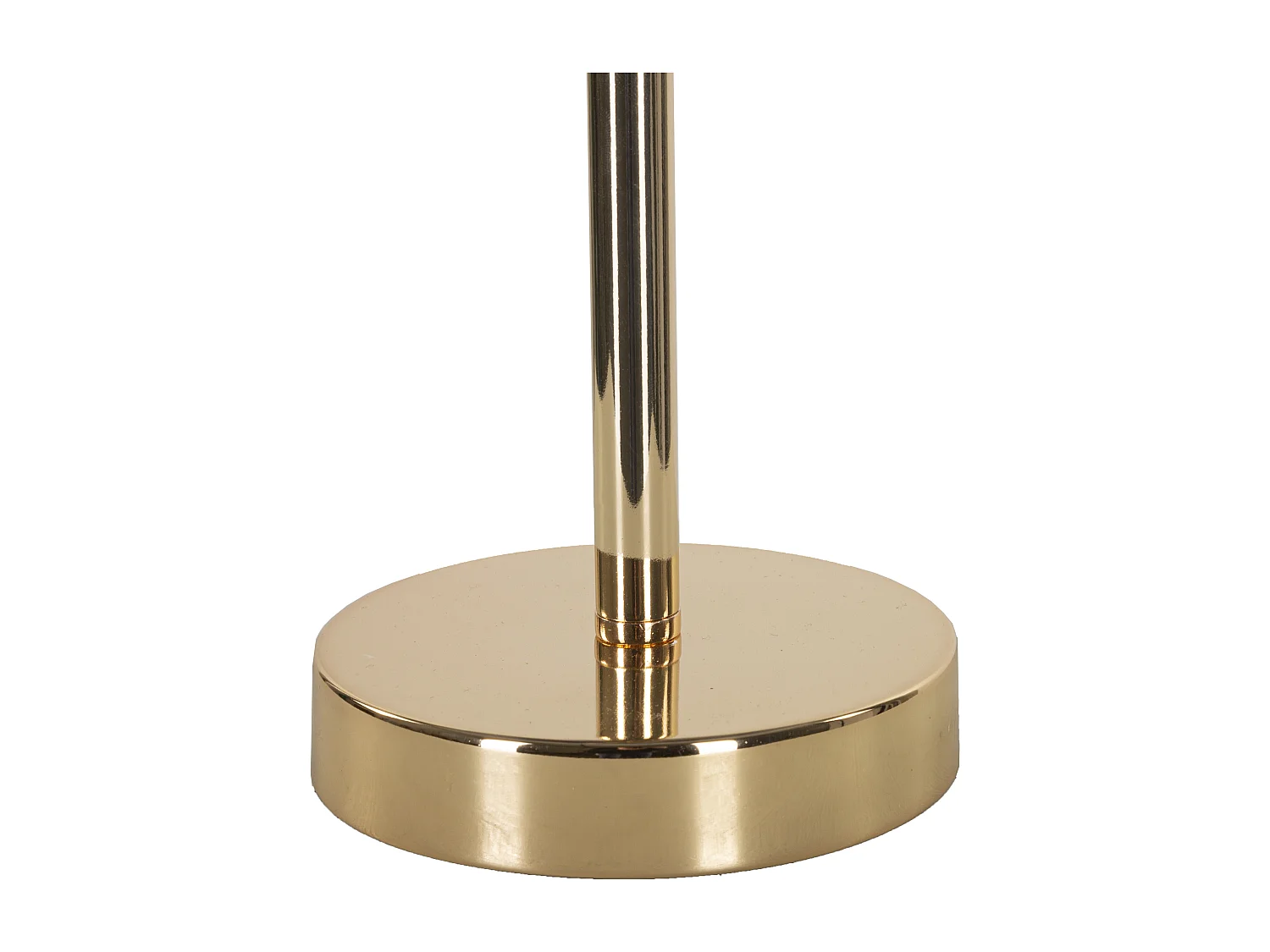 Lampe à Poser Imitation Plume "Palm" 60cm Or & Gris