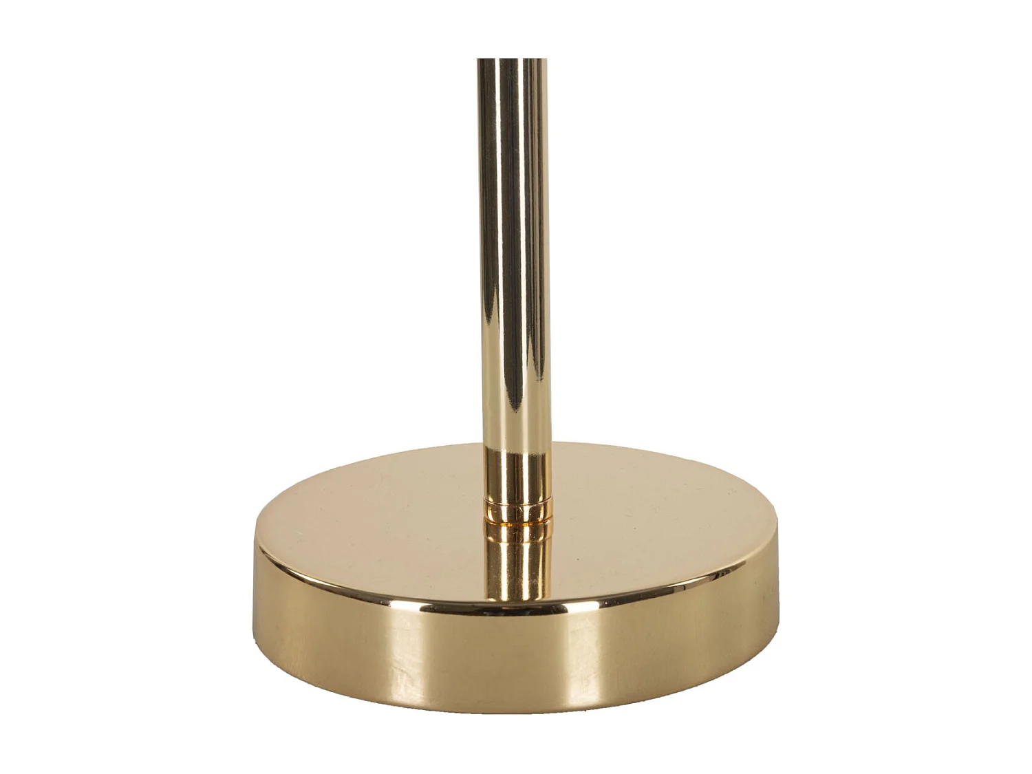 Lampe à Poser Imitation Plume "Palm" 60cm Or & Gris