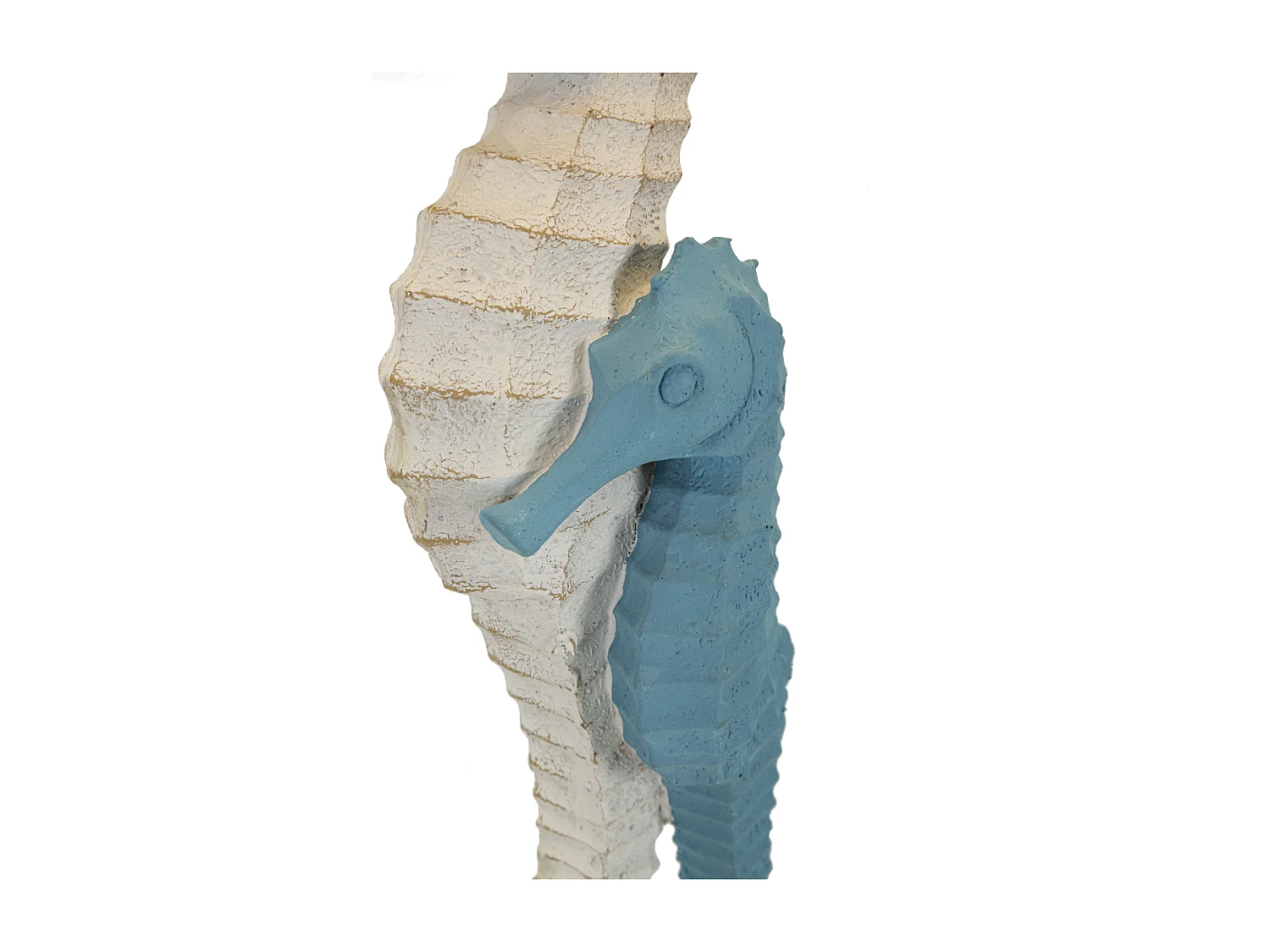 Lampe à Poser en Résine "Hippocampes" 66cm Multicolore