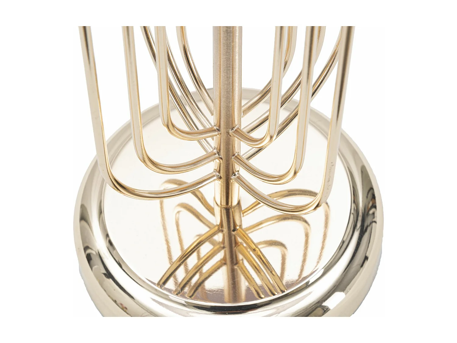 Lampe à Poser Design en Métal "Krista" 64cm Rose & Or