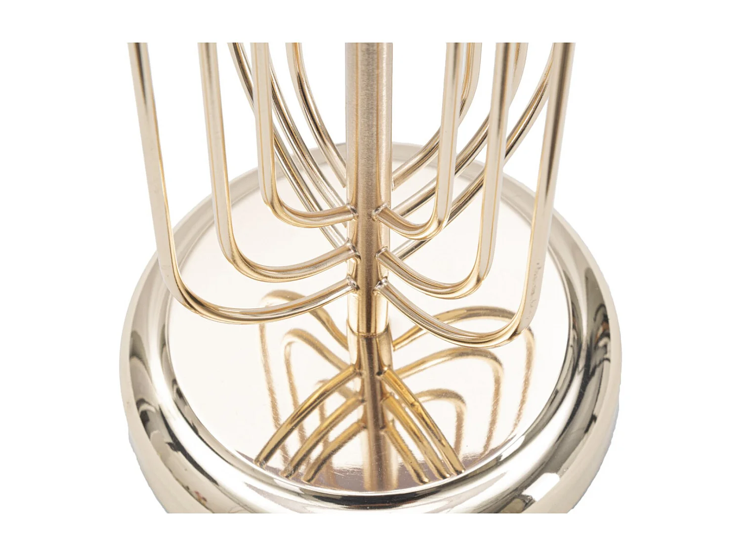 Lampe à Poser Design en Métal "Krista" 64cm Rose & Or