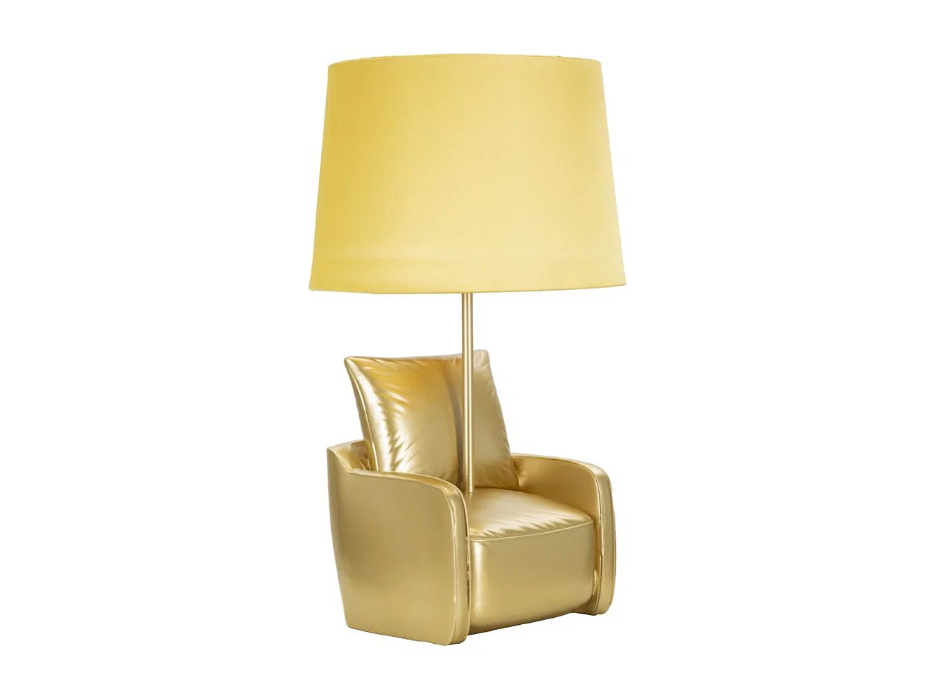 Lampe à Poser Déco "Midcentury" 46cm Or