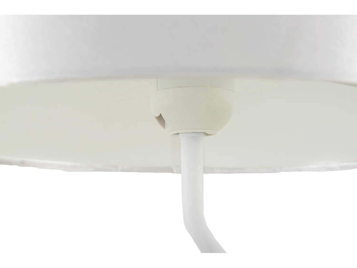 Lampada da tavolo ballerina in resina bianca e dorata Ø cm 28x64