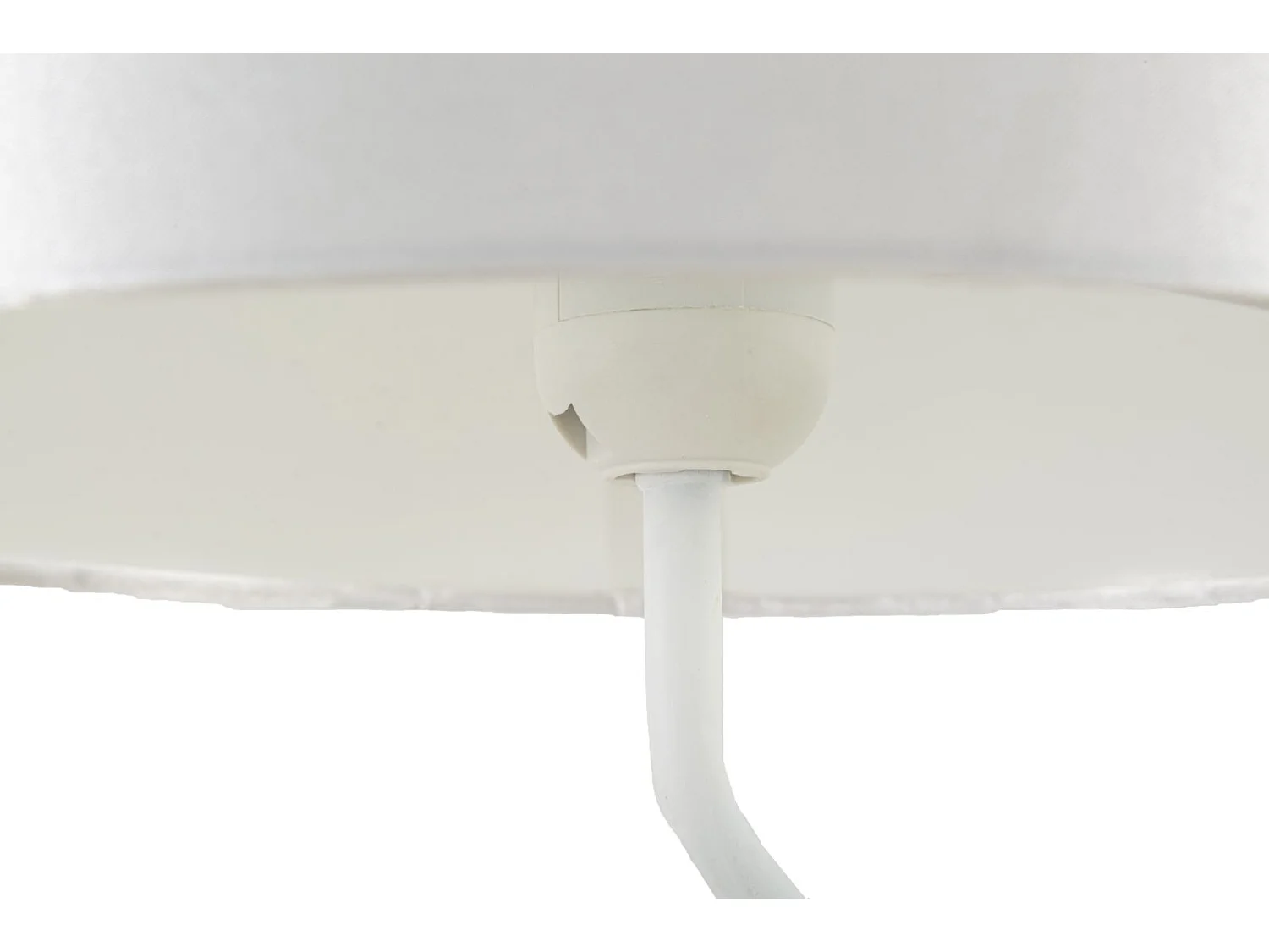 Lampe à Poser en Résine "Dancer" 64cm Blanc & Or