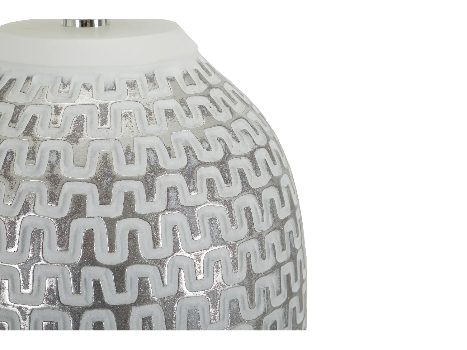 Lampada da tavolo in resina grigia Ø cm 35x65