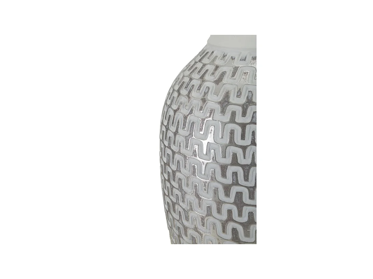 Lampe à Poser en Résine "Wave" 65cm Blanc
