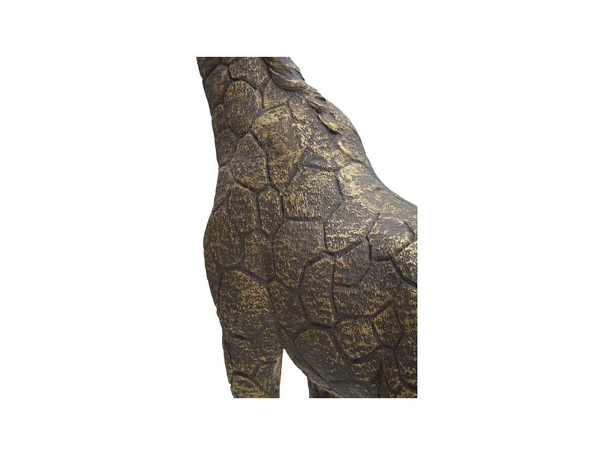 Lampada da tavolo in resina dorata giraffa cm 28x16x60