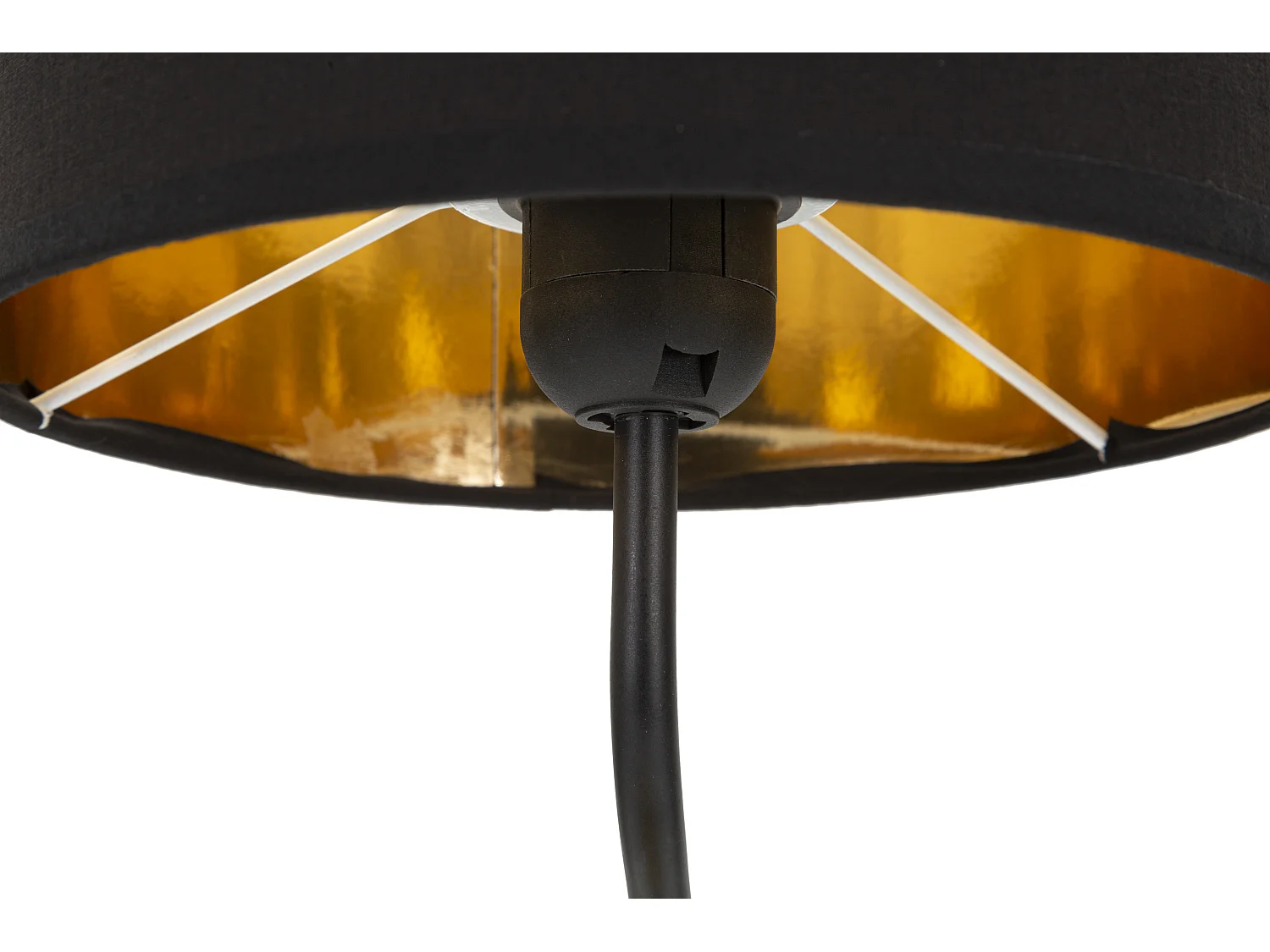 Lampe à Poser Design "Monkey" 51cm Or & Noir