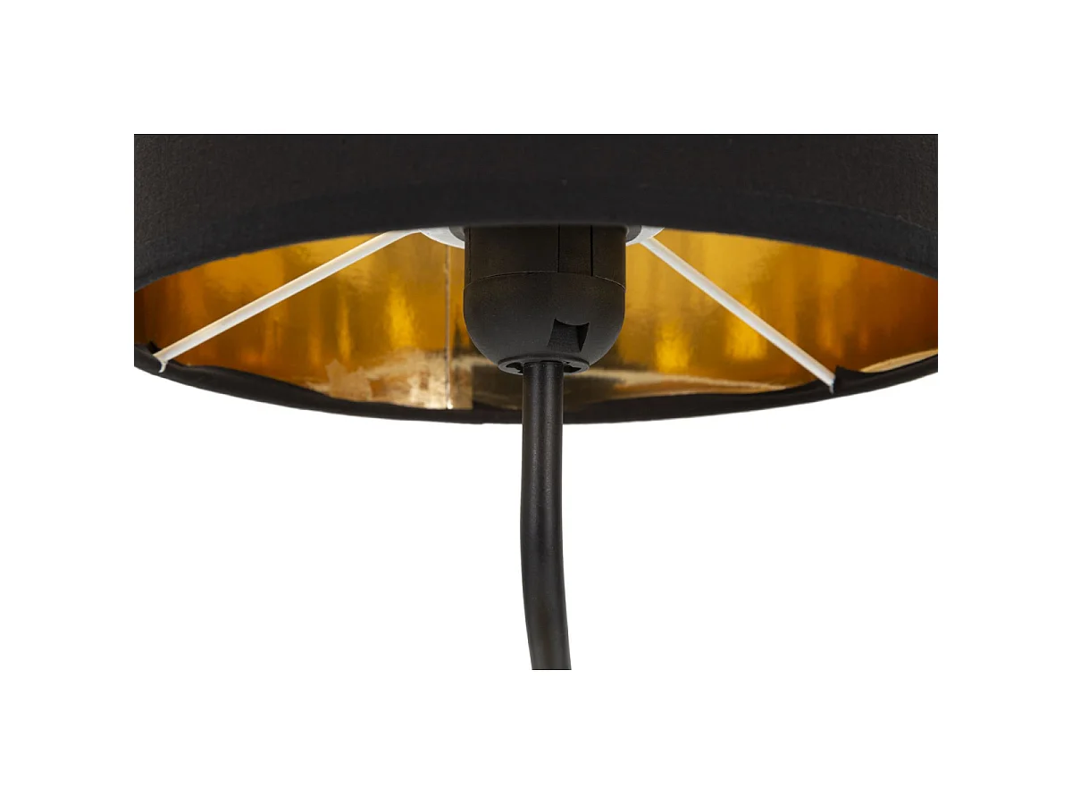 Lampe à Poser Design "Monkey" 51cm Or & Noir