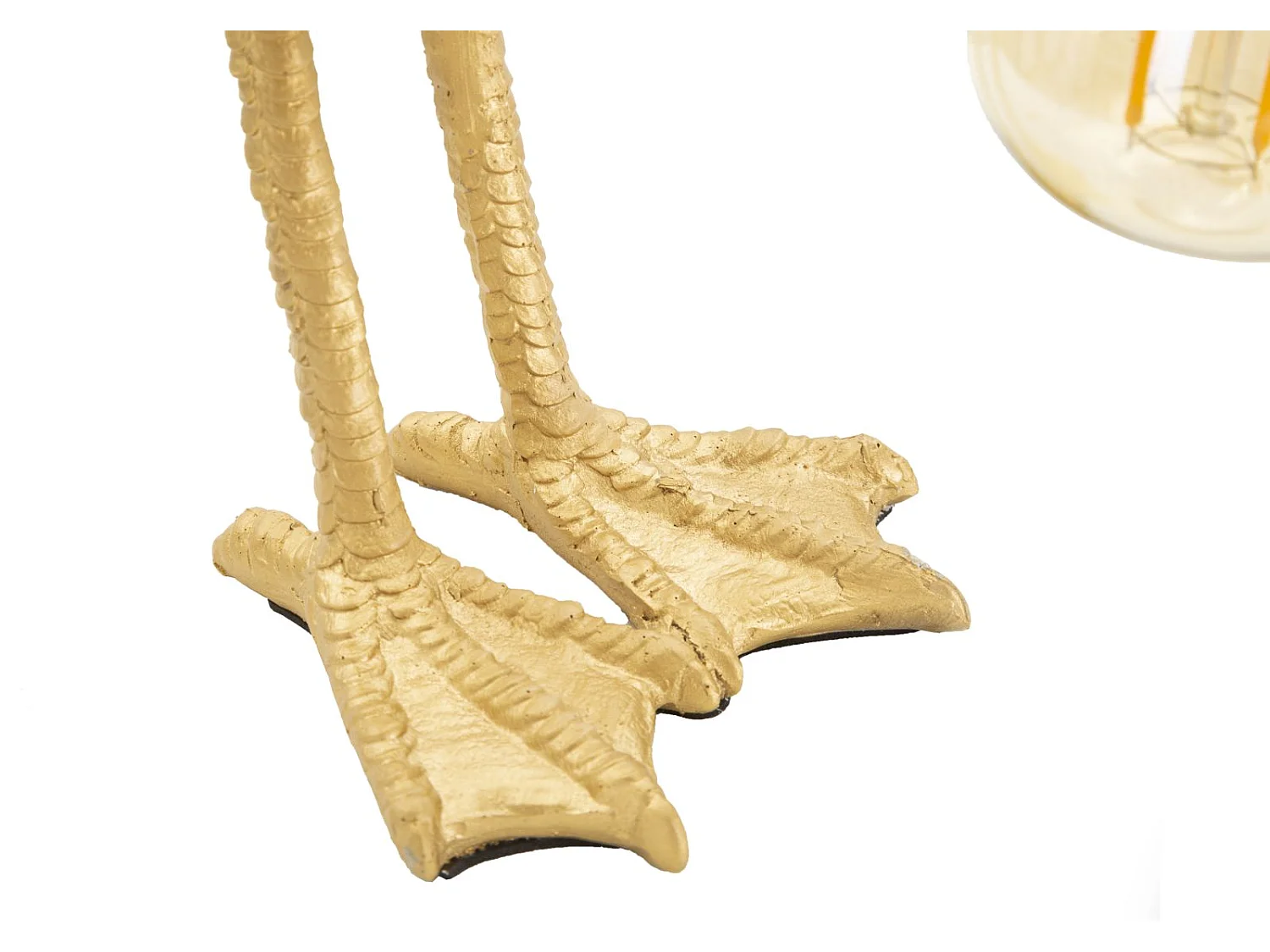 Lampe à Poser en Résine "Flamant Rose" 39cm Or