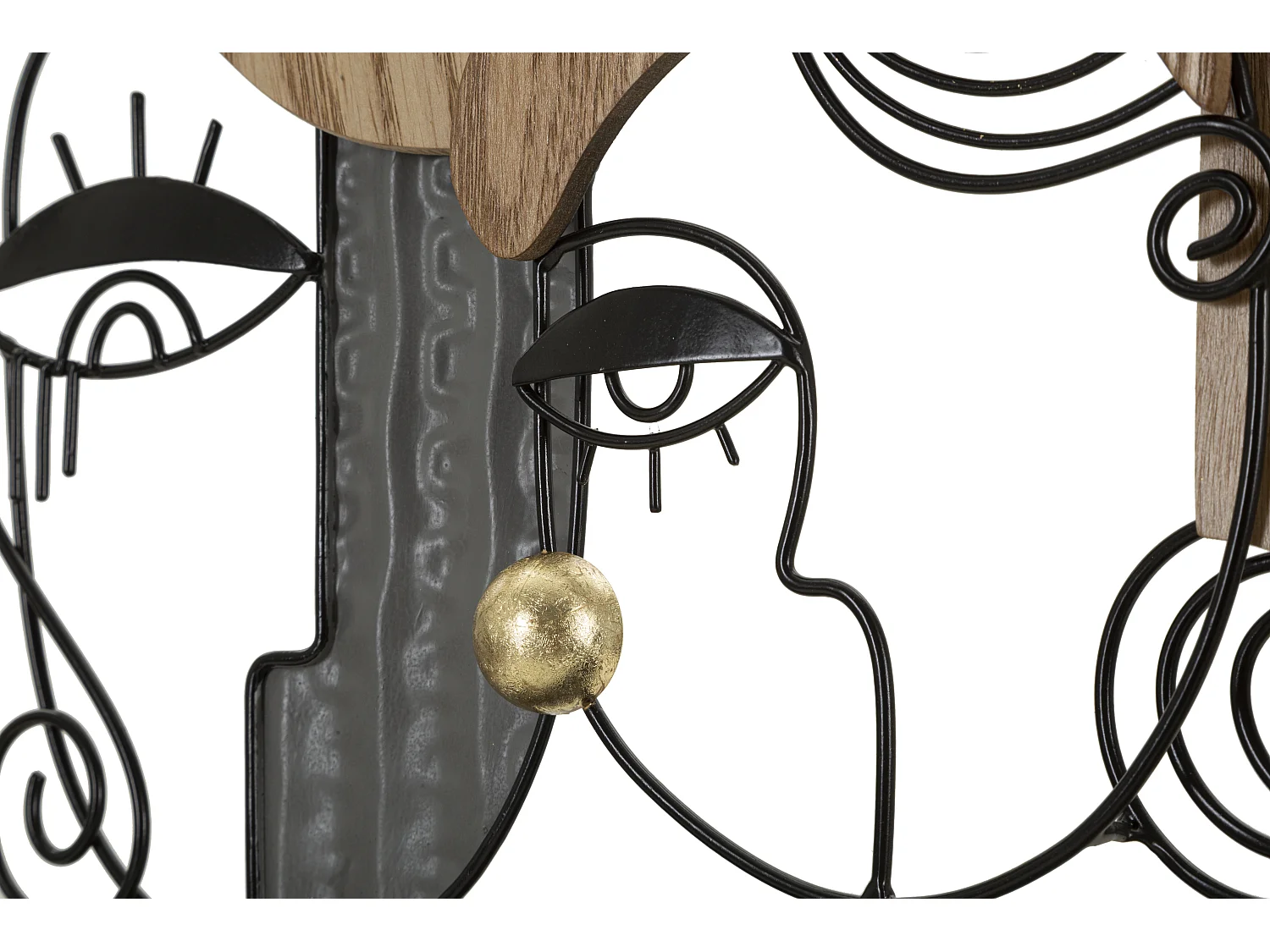 Lampe à Poser en Métal "Picassy Plus" 50cm Multicolore