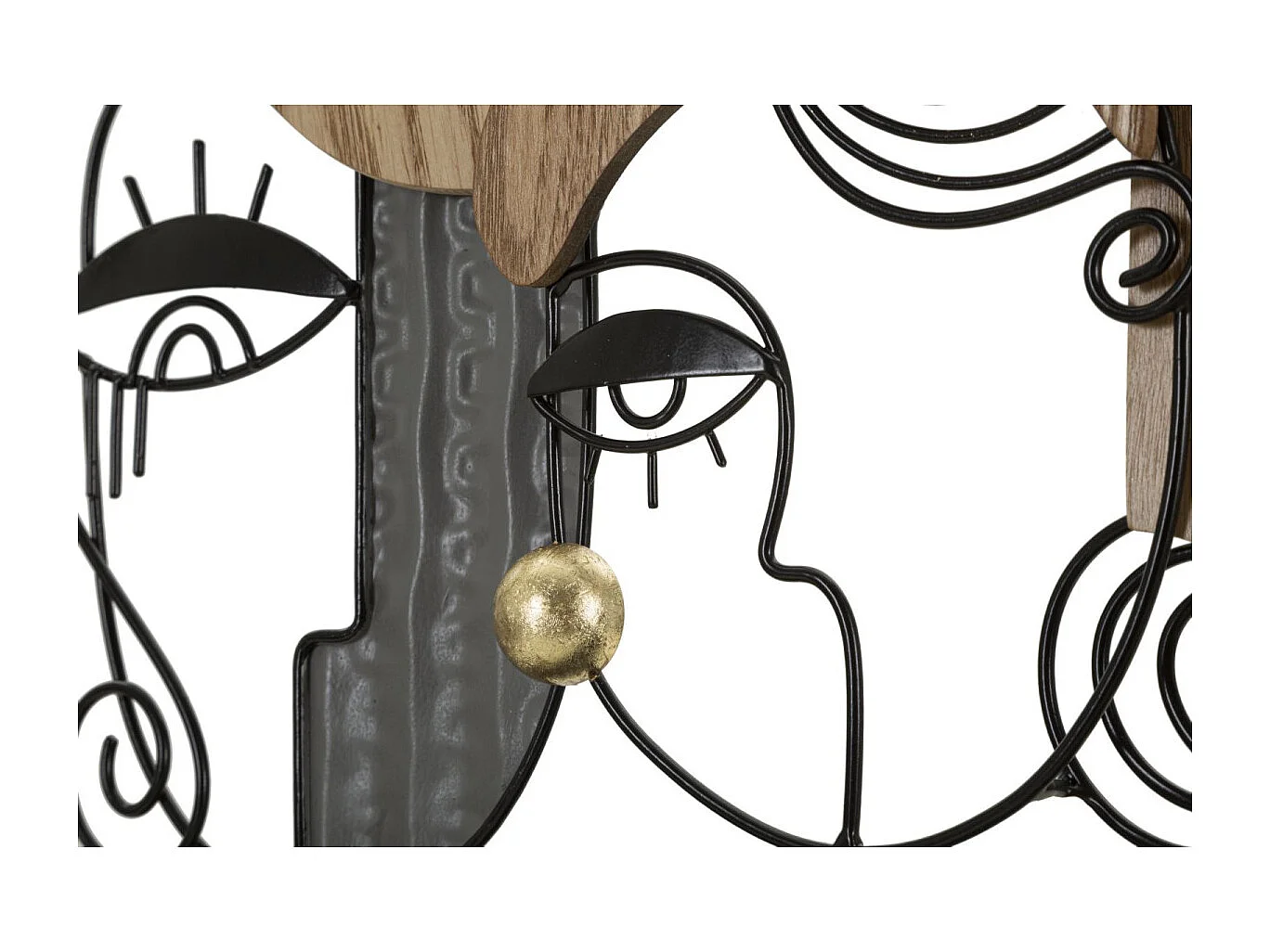 Lampe à Poser en Métal "Picassy Plus" 50cm Multicolore