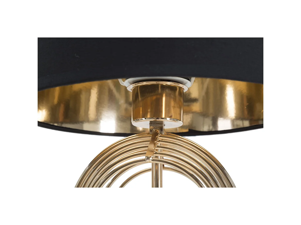 Lampe à Poser en Métal "Maxt" 44cm Or & Noir