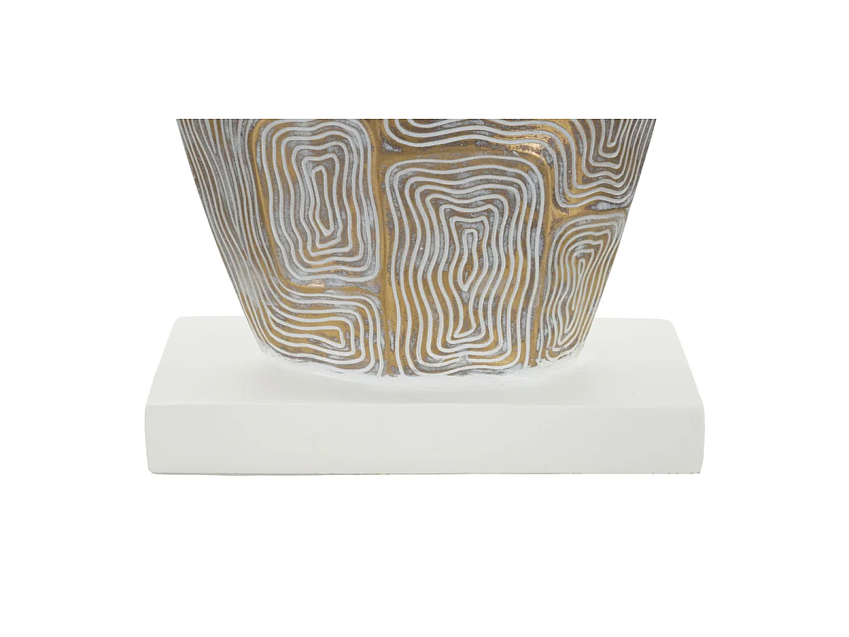 Gouden hars tafellamp Ø 38x90 cm