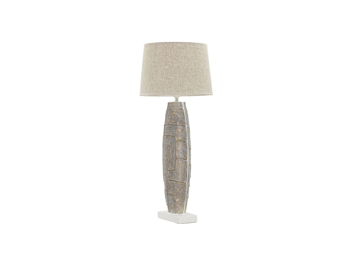 Gouden hars tafellamp Ø 38x90 cm