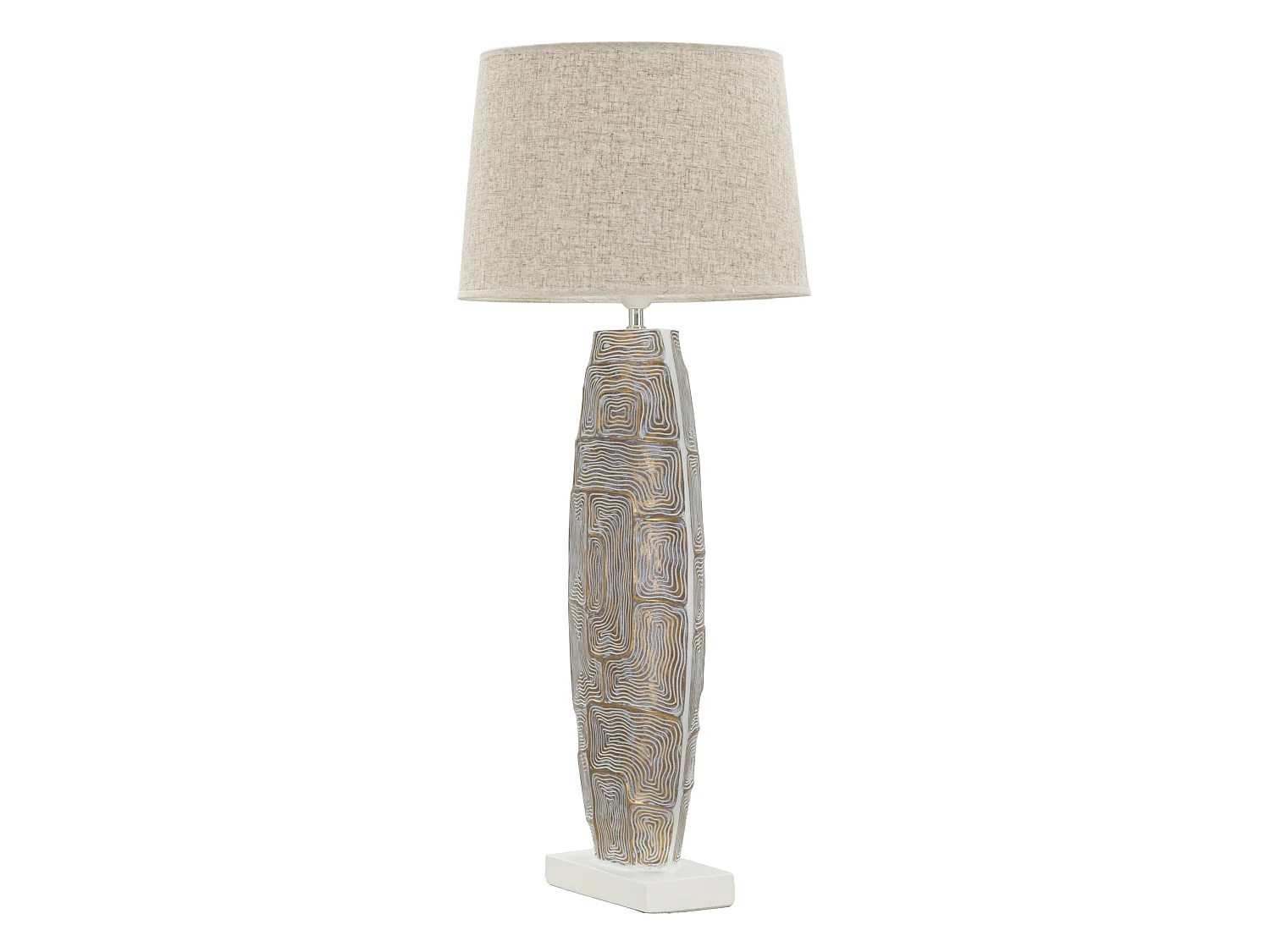 Gouden hars tafellamp Ø 38x90 cm