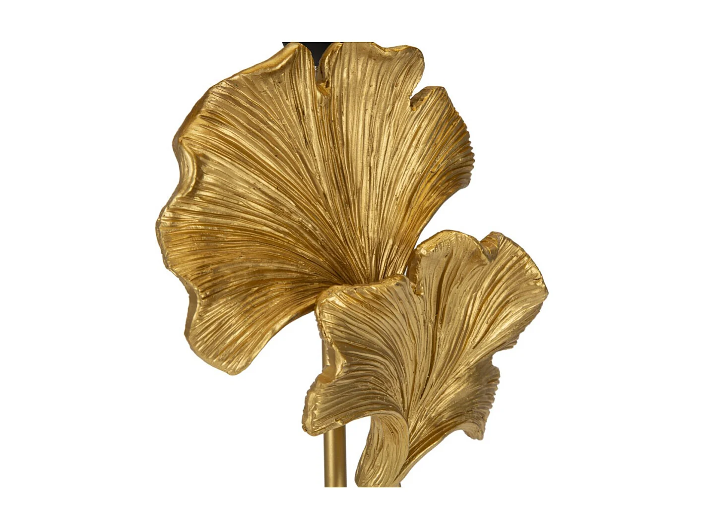 Lampe à Poser Design "Flow" 63cm Or & Noir