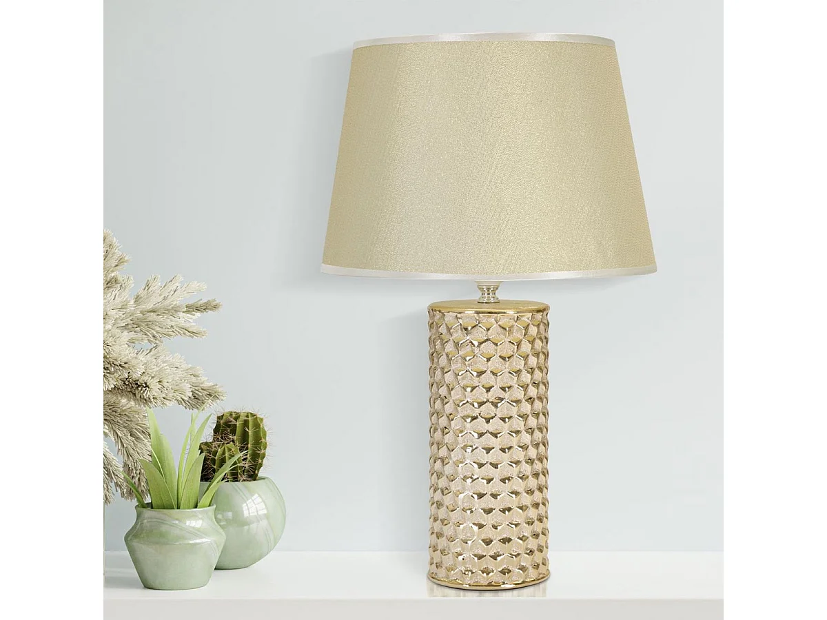 Lampe à Poser Design "Glam" 47cm Or