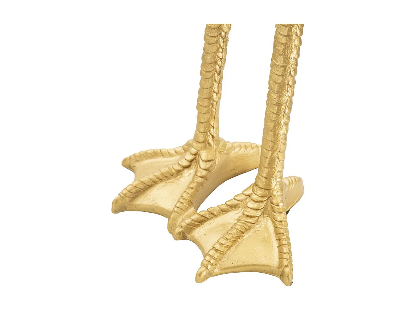 Lampada da tavolo in resina dorata fenicottero cm 37x19x59