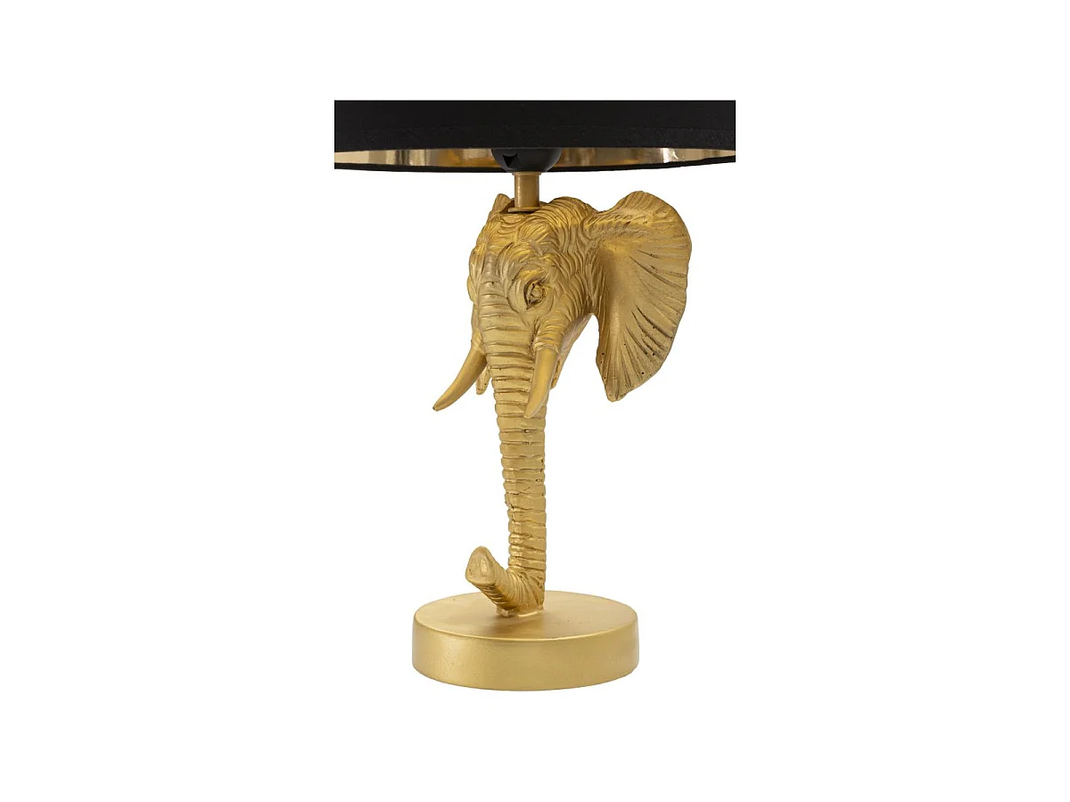 Lámpara de mesa decorativa con pantalla Elefante 43