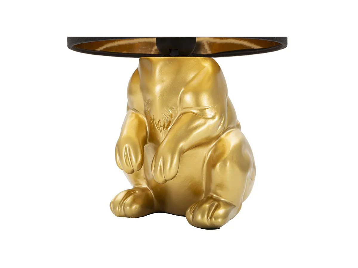 Gouden hars tafellamp Ø 20x43 cm
