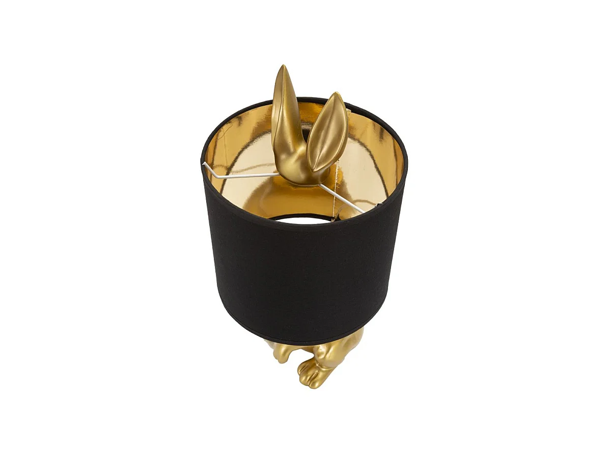 Gouden hars tafellamp Ø 20x43 cm