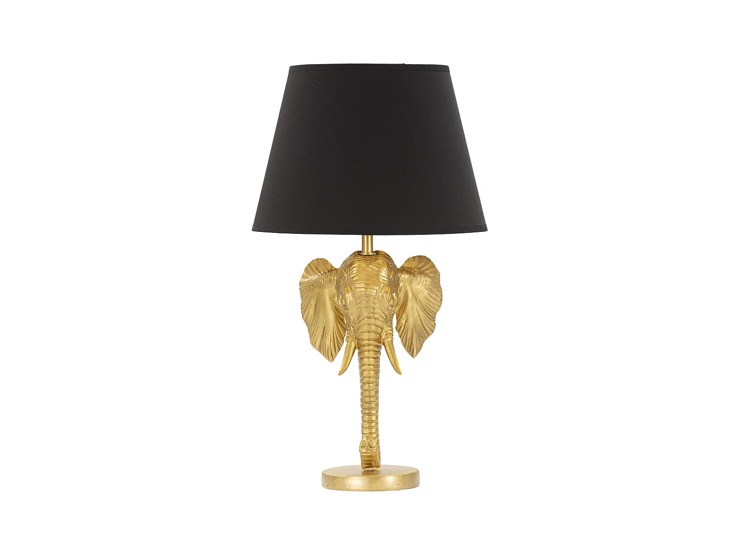 Lampe de table en résine dorée Ø 32x59 cm