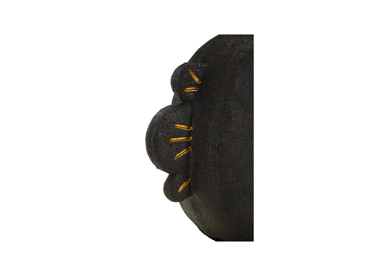 Lampe à Poser en Résine "Tribal" 39cm Marron
