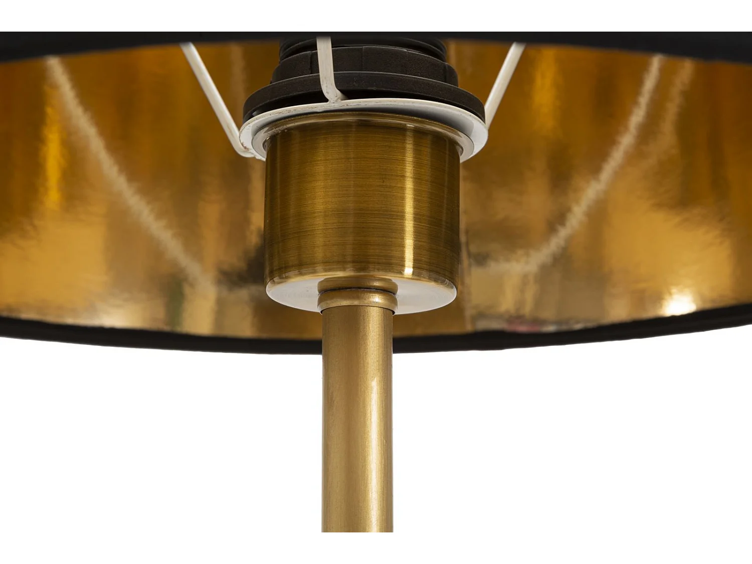 Lampe à Poser Design "Perroquets" 62cm Or & Noir