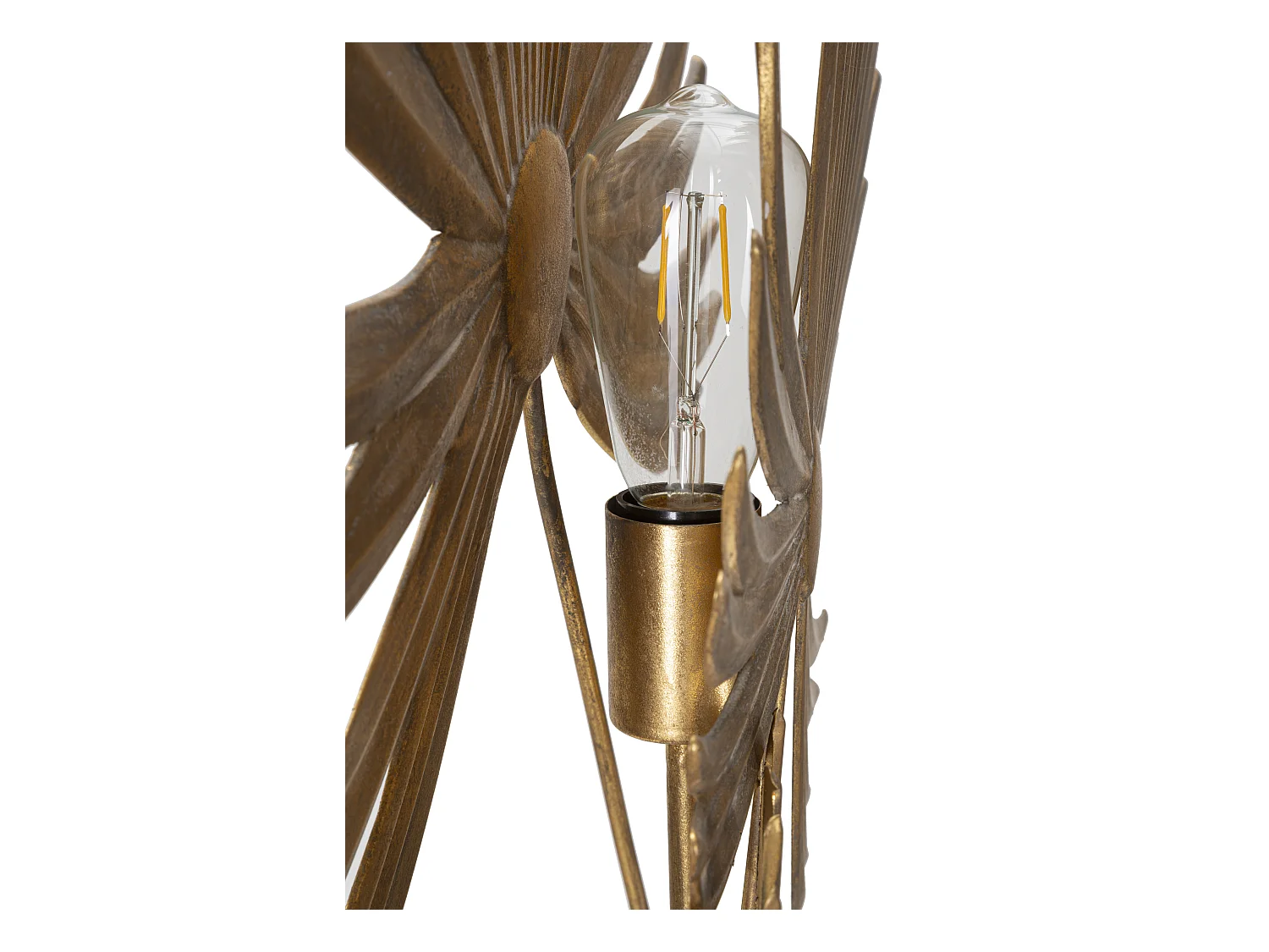 Lampe à Poser en Métal "Exotic" 90cm Or