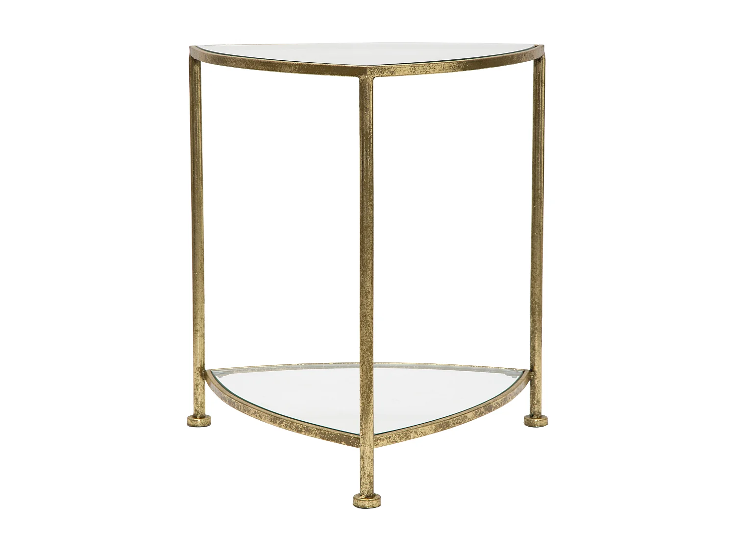 Table d'Appoint Design "Vera" 50cm Or