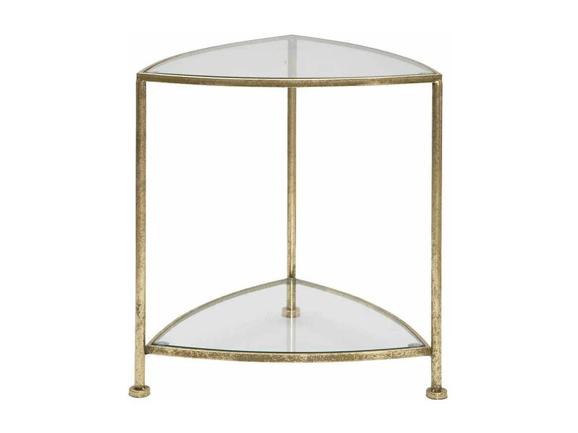 Table d'Appoint Design "Vera" 50cm Or