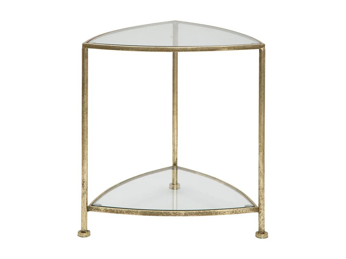 Table d'Appoint Design "Vera" 50cm Or