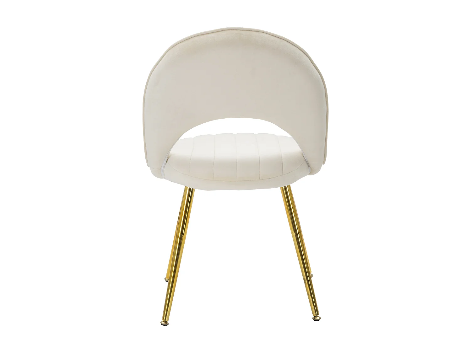 Set di 2 sedie in tessuto beige con schienale reclinabile cm 52x48x78