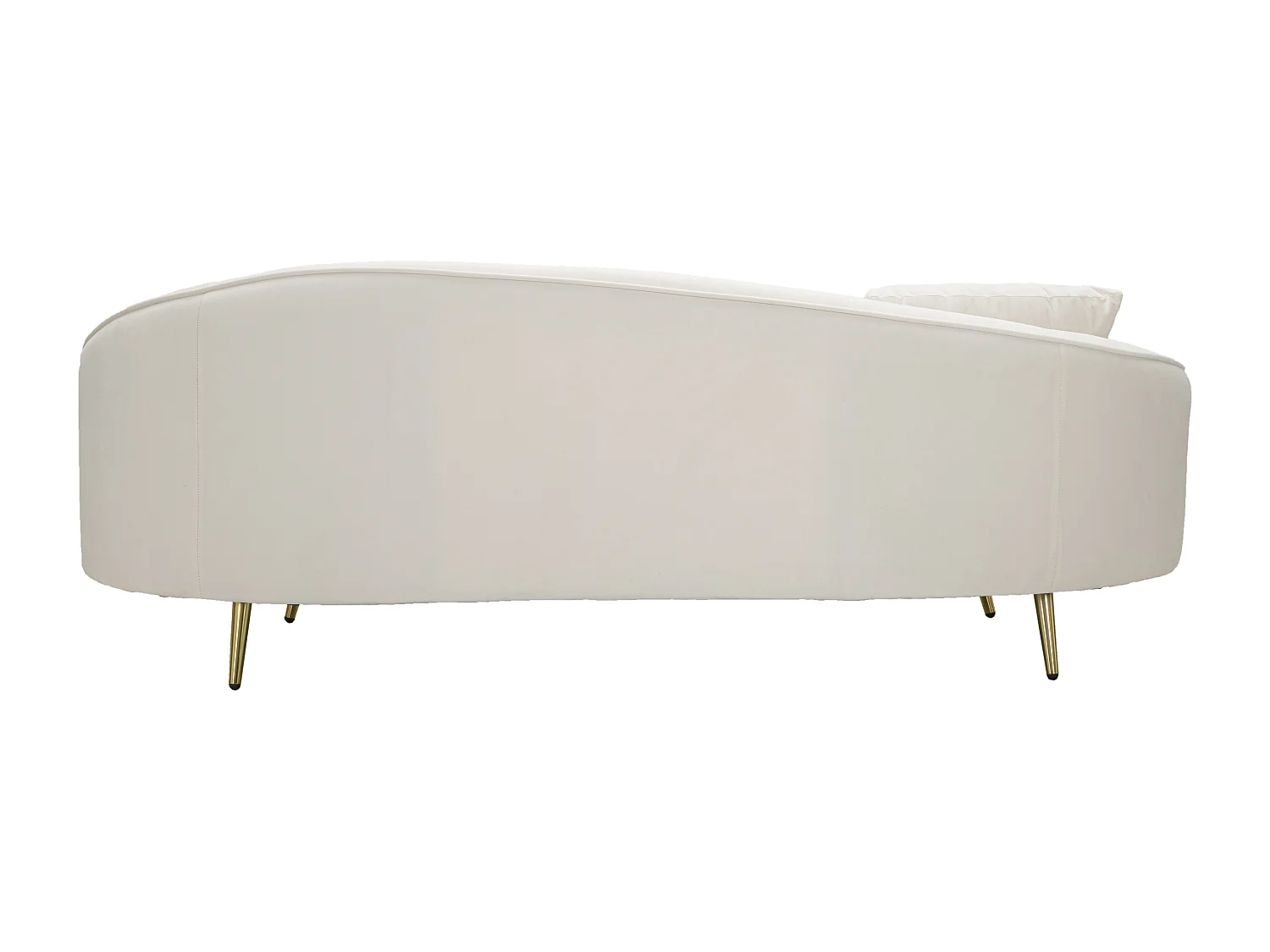 Canapé 3 Places en Tissu "Oslo" 185cm Crème