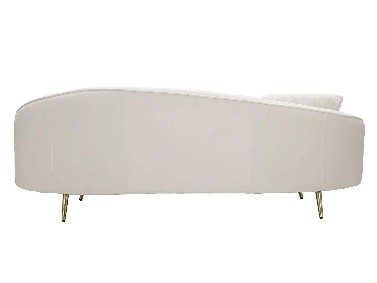 3-zitsbank in beige stof, 185x84x68 cm