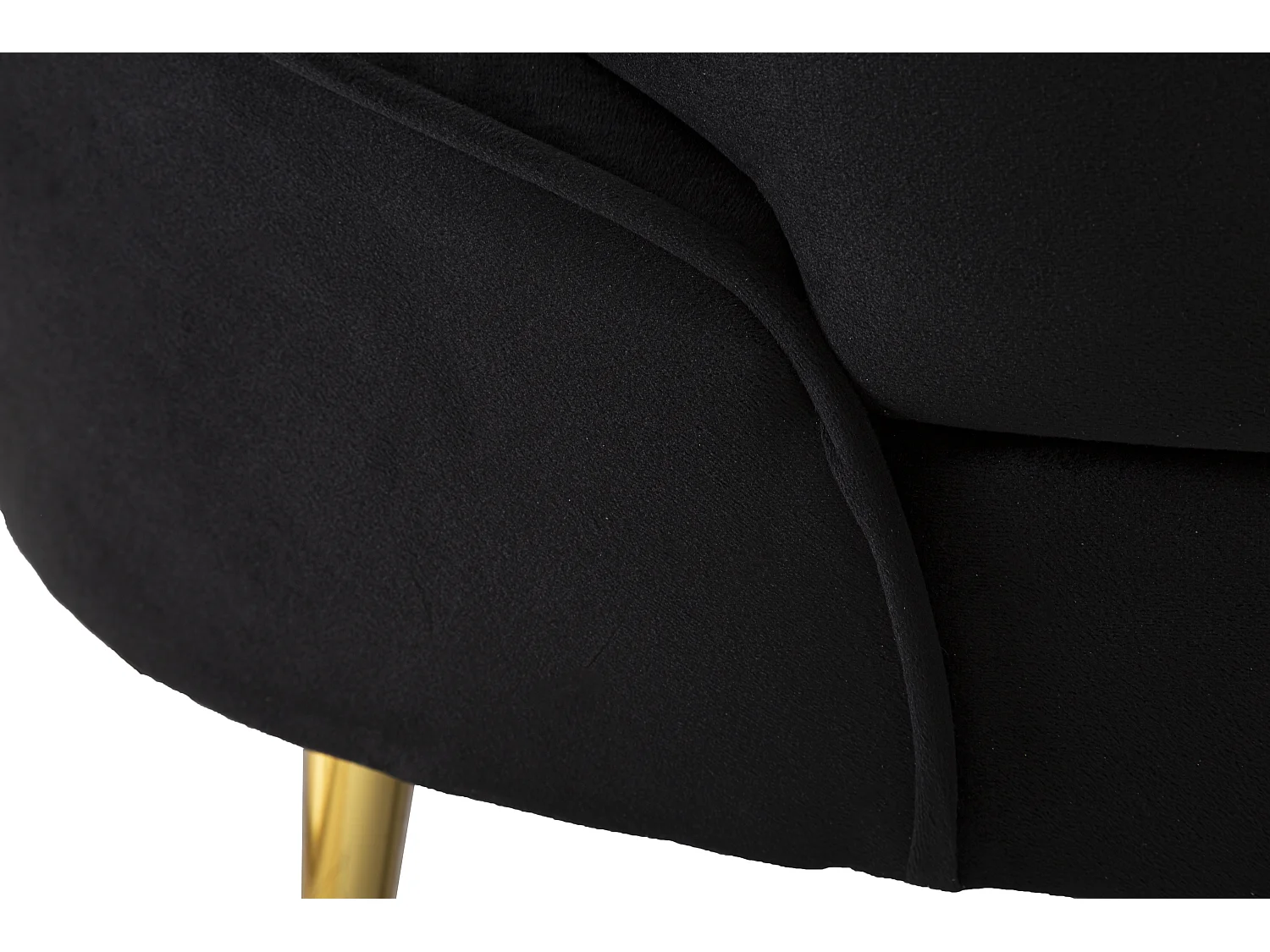 Canapé 2 Places en Tissu "Oslo" 148cm Noir