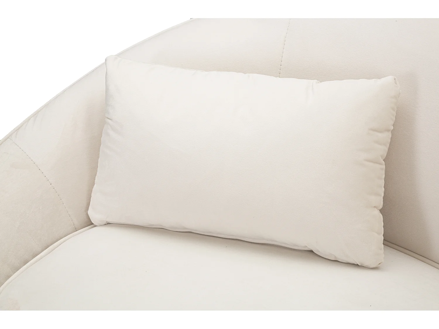 Canapé 2 Places en Tissu "Oslo" 148cm Crème