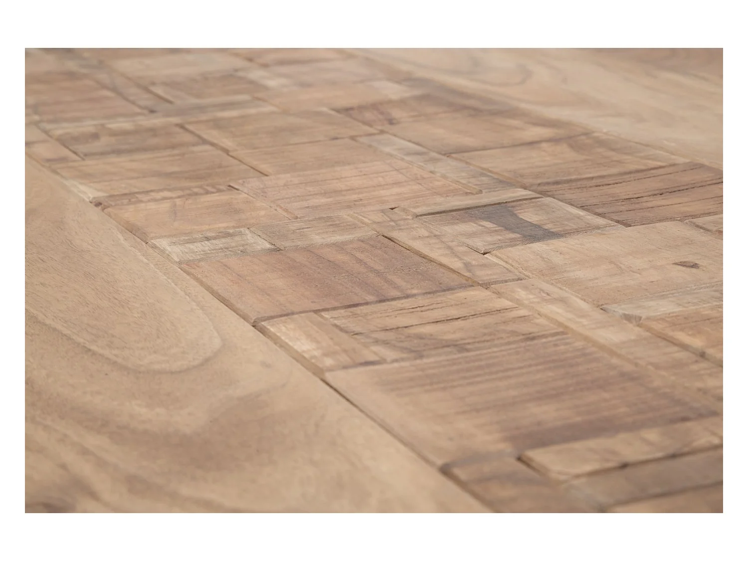 Table à manger Mumbai (175 x 90 x 77 cm) - Longueur totale 175 cm (bois d'acacia Nicolitica)