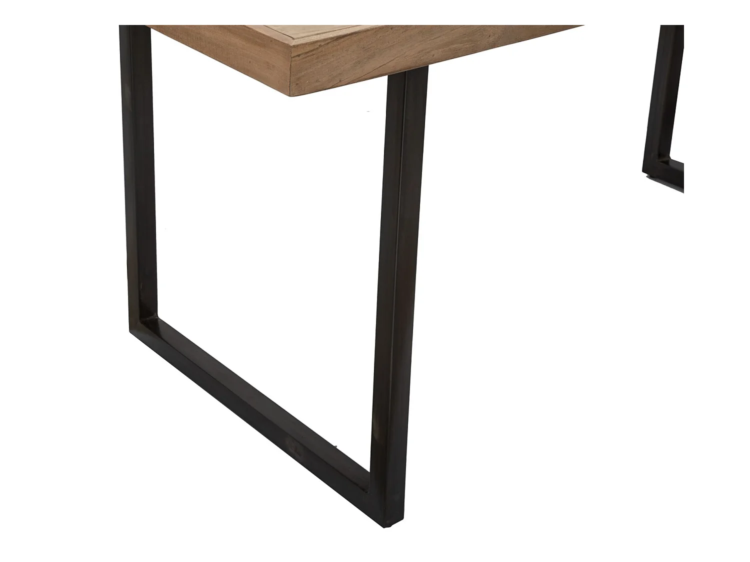 Table à manger Mumbai (175 x 90 x 77 cm) - Longueur totale 175 cm (bois d'acacia Nicolitica)