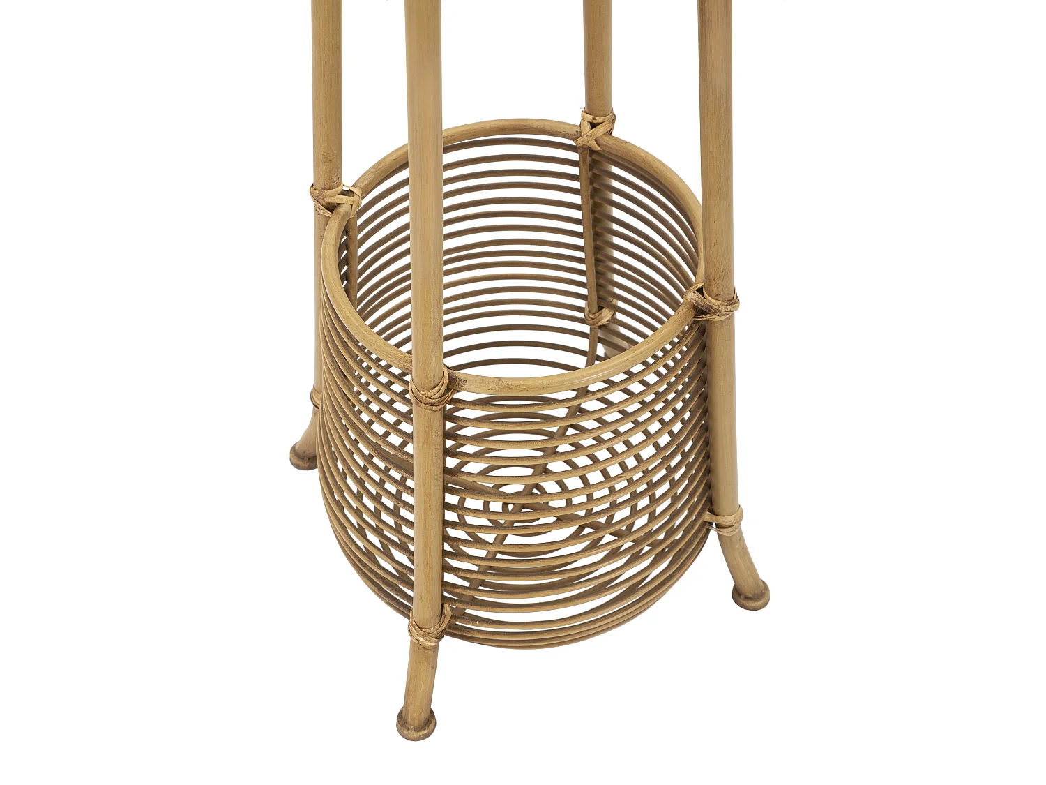 Portemanteau avec porte-parapluie en métal marron 49x49x175 cm